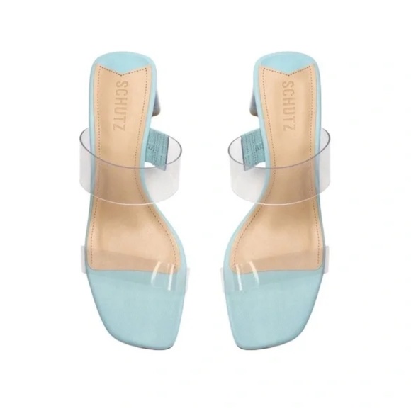 NEW Schutz Arielle Sandal in wonder blue 10 - Picture 4 of 4